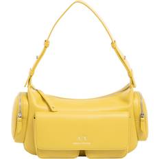 Armani Exchange Elegant Hobo-väska Med Dragkedja - Yellow