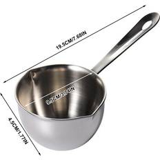 Handle Milk Kettles Dechoicelife 304 Stainless Steel Milk Pot 150/300ml