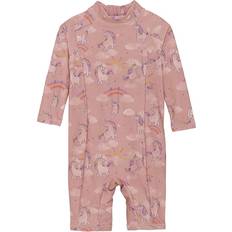 Elastan UV-dragter Color Kids Badeheldragt UV50+ - Woodrose