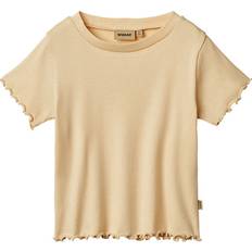 Wheat 12-18M Överdelar Wheat T-shirt - Rib - Irene - Macadamia