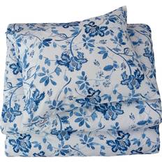 Newport Sängkläder Newport Somerset Påslakanset Blå Vit 2 St 150 x 210 cm 2 St 50 x 60 cm Påslakan Vit, Blå