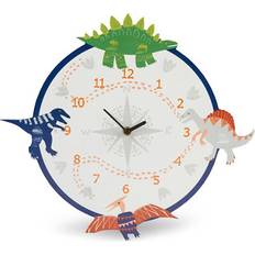 Dinosaurs Alarm Clocks Kid's Room B&Q Arthouse Dino Doodles Bedroom Wallpaper