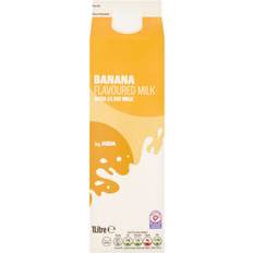 Milk & Plant-Based Drinks Asda Banana Flavoured Milk 1 Litre