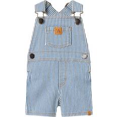Playsuits Børnetøj Name It Stribet Playsuit - Zen Blue Coconut Milk