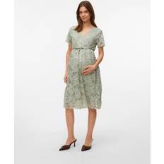 Graviditet & Amning Mamalicious Mlmivane Gravidklänning Aqua Gray S