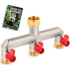 BFG Brass Garden Tap Splitter 3 Way with 3 4 BSP Threads