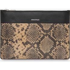 Multicoloured Clutches Whistles Una Snake Print Panel Pouch - Multi
