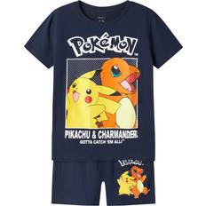 Name It Kids' Pokemon Shortie Pyjama Set - Navy Blue