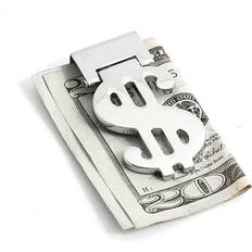 Money Clips Bey-Berk International BB78S Hinged Money Clip - Silver
