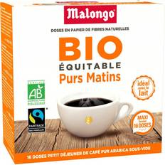 Capsules Malongo Café Noir Bio en Dosettes 0.096 Kg
