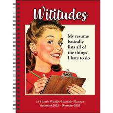 Wititudes 16-Month 2025-2026 Weekly/Monthly Planner Calendar