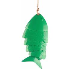 Trädgård & Utemiljö Tooarts Colorful Koi Fish Wind Chimes Metal Crafts