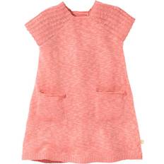 Disana Kid's Leinen-Strickkleid Klänning Barn - Färg Röd