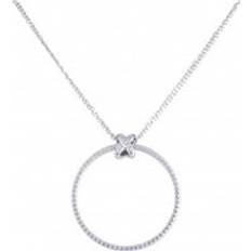 Chaumet Preloved Liens Circle Pendant Necklace - White