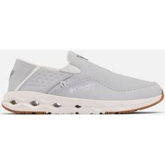 Grey - Men Boat Shoes Columbia Bahama X Slip-On Shoe - Wide - Grey