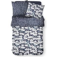 Textiles Today Parure 2 Personnes Imprimé Floral 240x220 cm Bleu Linge de Lit