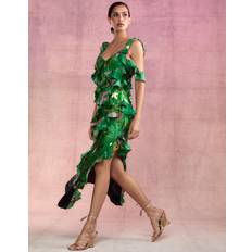 Cynthia Rowley Secret Garden Silk Maxi Dress