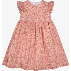 Orange Dresses Children's Clothing il gufo Girls Cherry Cotton Dress - Pink Cherry