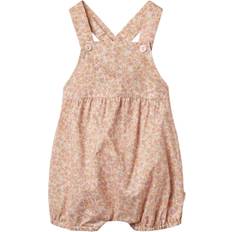 1-3M Jumpsuits Wheat Buksedragt Ditte - Lilac Flowers