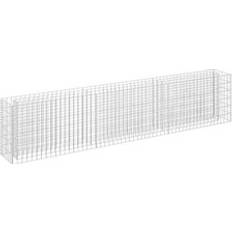 Orti Rialzati Fioriera Rialzata Piante Gabbione Da Giardino In Acciaio Zincato 270 x 30 x 60 cm