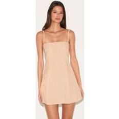 PrettyLittleThing A-line Mini Dress - Natural
