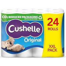 Cushelle Toilet Papers Cushelle Original Toilet Paper 24 White 2 Ply