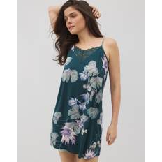 Negligées Soma Women's Cool Nights Lace Trim Chemise - Green