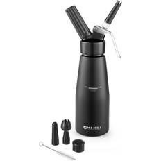 Hendi Sigter Hendi Sahnespender Kitchen Line 0.95 l Schwarz Siebeinsatz