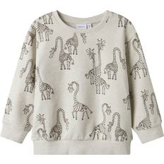 Økologisk bomuld Sweatshirts Børnetøj Name It Freddie Sweat Shirt - Peyote Melange