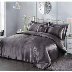 7 Piece Satin Sheets Super Soft Shiny Bedding Set