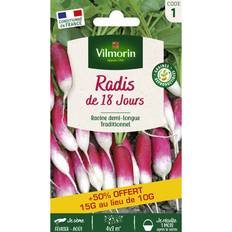 Graines de Légumes Vilmorin Radis De 18 Jours Semis De Mars À Septembre - Rose