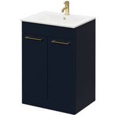 Napoli Deep Blue 600mm Floor Standing Vanity Unit