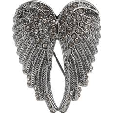 Kristall Broscher Neoglint Angel Wing Brooch Pin Delicate Elegant Multilayer Plating Process Crystal Brooch - Blouse Jacket
