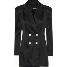 ROTATE Birger Christensen Unisex Kjoler ROTATE Birger Christensen Mini Kjole Regular Fit Polyester - Sort