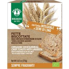 Cibi e Bevande Fette Biscottate Integrali Con Semi Di Lino 270 g