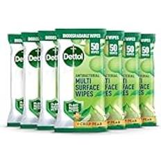 Dettol Tru Clean Antibacterial Multi Surface Wipes 50 Count 7 Pack