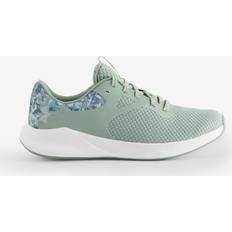 Green - Women Gym & Training Shoes Under Armour Charged Aurora 2 Women's Training Shoes - Silica Green/White
