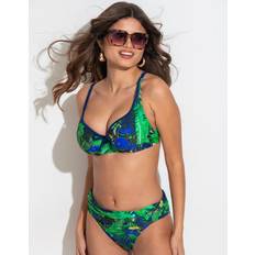 Dam - Natur Bikiniöverdelar Pour Moi Palermo Underwired Non-Padded Bikini Top - Dark Floral