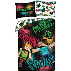 Minecraft Duvet Set Ver 4 140 x 200 cm Dynebetræk
