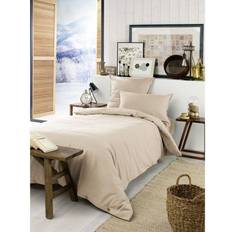 Housse De Couette 140 x 200 cm Bettbezug Beige
