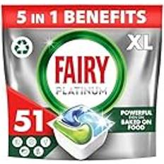 Fairy Platinum All-In-1 Dishwasher Tablets 51 Pods