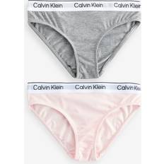 Calvin Klein Børnetøj Calvin Klein 2 Pack Girls Bikini Briefs - Icon Cotton Stretch - Pink