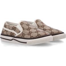 Gucci Original GG Slip-On Sneakers - Kids - Canvas/Leather/Rubber