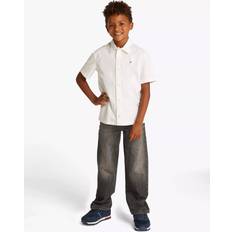 S Skjorter Tommy Hilfiger Stretch Oxford Shirt Ss - White