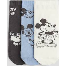 H&M Motif Detail Socks 3-Pack - Blue