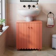 Dunelm Scallop Under Sink Unit Clay