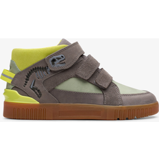 Grey Boots Children's Shoes Clarks Oslo Play Kid Wide Fit - Grey