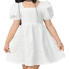 Shein Young Girl Woven Colorblock Sleeveless Bow Decor Casual Dress