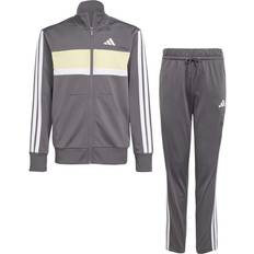Multicoloured Tracksuits Children's Clothing adidas Tiberio Tracksuit Kids - Dark Grey