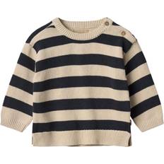 12-18M Knitted Sweaters Children's Clothing Wheat Baby Morgan Striped Knit Jumper